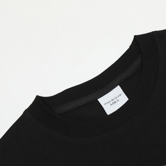 Gift Box Little Girl Printed Short-Sleeved T-Shirt Black Acme De La Vie - Picture 4 of 6